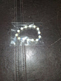 Rainbow crackle beaded bracelet