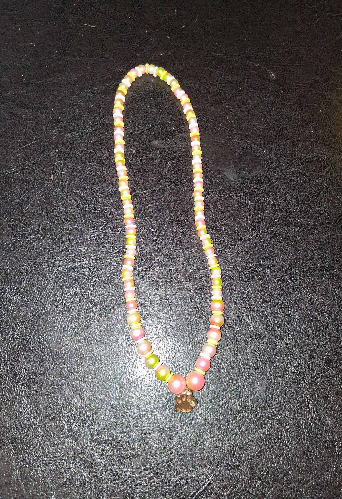 Sunset paw necklace